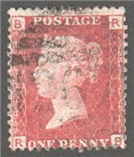 Great Britain Scott 33 Used Plate 92 - RB